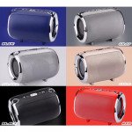 Wholesale Aluminum Drum Style Portable Bluetooth Speaker with Carry Strap S518 (Blue)